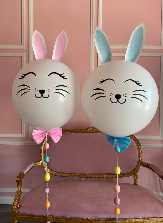 Pink Easter Bunny Balloon